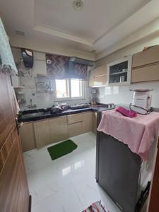 Kitchen Image of 1250 Sq.ft 3 BHK Apartment / Flat for rent in MJB Prime II, Girdharipura,Himmatpura Jaipur for Rs. 26000