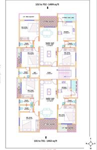 Image of 1500 Sq.ft 3 BHK Apartment / Flat for sale in Manish Nagar, Nagpur for Rs. 7500000
