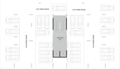 Image of 2115 Sq.ft 3 BHK Apartment / Flat for sale in Shivansh Arianna, Sargasan, Gandhinagar for Rs. 7700000