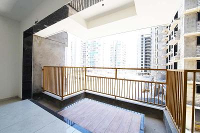 Balcony Image of 1683 Sq.ft 2 BHK Apartment / Flat for sale in Sargasan Gandhinagar for Rs. 7482000