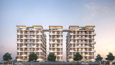 Image of 839 Sq.ft 3 BHK Apartment / Flat for sale in Saket Evara, Baranagar, Kolkata for Rs. 9100000