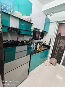 Kitchen Image of 700 Sq.ft 1 BHK Apartment / Flat for sale in The Evergreen Heights, Kalwa Thane for Rs. 9000000