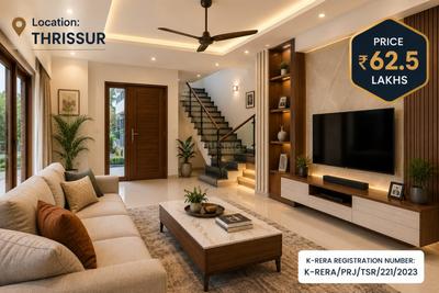 Hall Image of 1500 Sq.ft 3 BHK Independent House for sale in Kuriachira Thrissur for Rs. 6250000