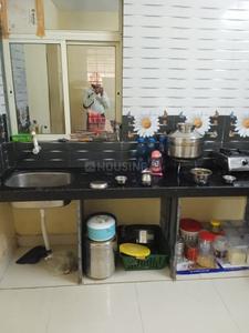 Kitchen Image of 610 Sq.ft 1 BHK Apartment / Flat for sale in Thane West Thane for Rs. 3600000