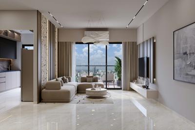 Hall Image of 2630 Sq.ft 4 BHK Apartment / Flat for sale in Bandra West Mumbai for Rs. 129000000