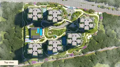 Image of 2910 Sq.ft 3 BHK Apartment / Flat for sale in Fortune Suraj Bhan Grande, Kokapet, Hyderabad for Rs. 27500000