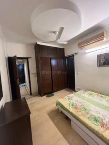 Bedroom Image of 500 Sq.ft 1 BHK Builder Floor for rent in Old Double Storey, Lajpat Nagar New Delhi for Rs. 25000