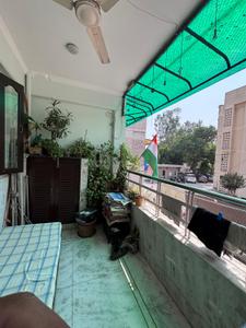 Balcony Image of 1450 Sq.ft 3 BHK Apartment / Flat for rent in Vikaspuri New Delhi for Rs. 52000