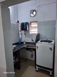 Kitchen Image of 550 Sq.ft 1 RK Independent House for rent in Rajarhat Kolkata for Rs. 10000