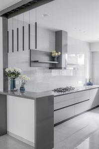 Kitchen Image of 2100 Sq.ft 3 BHK Apartment / Flat for sale in S Square SHERWOODS OPULENT, Sevasi Vadodara for Rs. 17500000