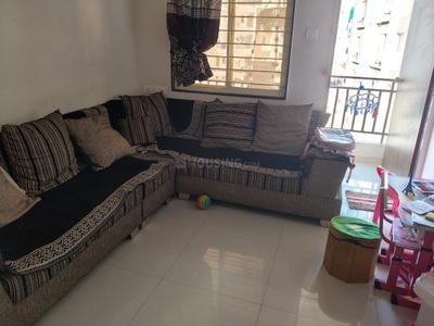 Living Room Image of 1100 Sq.ft 2 BHK Apartment / Flat for rent in Chupon Swarnim Square, Bhayli Vadodara for Rs. 21000