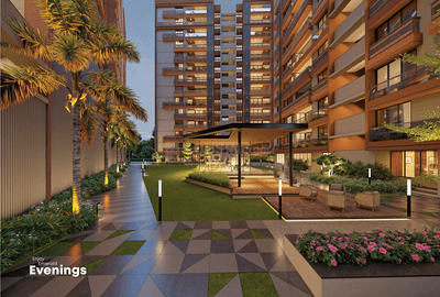 Image of 2349 Sq.ft 3 BHK Apartment / Flat for sale in Origin Park, Sargasan, Gandhinagar for Rs. 9918000