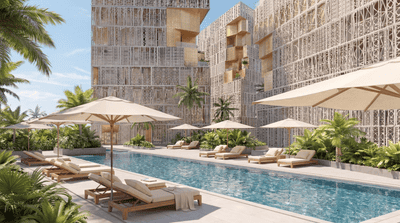 Image of 398 Sq.ft 1 RK Apartment / Flat for sale in Jebel Ali Village, Dubai for Rs. 23396409