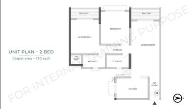 Image of 1455 Sq.ft 3 BHK Apartment / Flat for sale in K Raheja Vistas T6 And T7, Mahalunge, Pune for Rs. 13700000