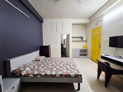 Bedroom Image of 300 Sq.ft 1 RK Studio for rent in Vijay Nagar Indore for Rs. 12000