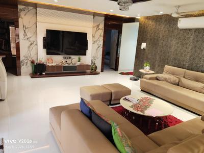Hall Image of 2200 Sq.ft 4 BHK Apartment / Flat for rent in United Harmony, Vesu Surat for Rs. 55000
