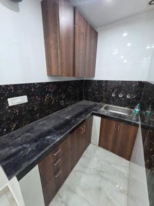 Kitchen Image of 400 Sq.ft 1 BHK Builder Floor for rent in Old Double Storey, Lajpat Nagar New Delhi for Rs. 22000
