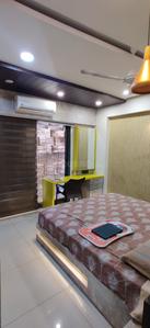 Bedroom Image of 1800 Sq.ft 3 BHK Apartment / Flat for rent in Utsav Aalayam, Naranpura Ahmedabad for Rs. 41000