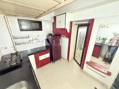 Kitchen Image of 225 Sq.ft 1 RK Apartment / Flat for rent in Sai Darshan CHS, Andheri East Mumbai for Rs. 24000