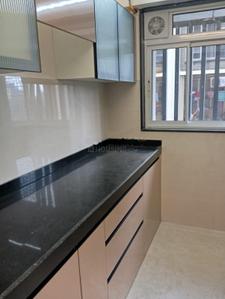 Kitchen Image of 810 Sq.ft 2 BHK Apartment / Flat for rent in Keystone Rustomjee Cleon, Bandra East Mumbai for Rs. 82000