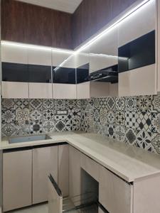 Kitchen Image of 600 Sq.ft 2 BHK Apartment / Flat for sale in Razapur Khurd New Delhi for Rs. 3400000
