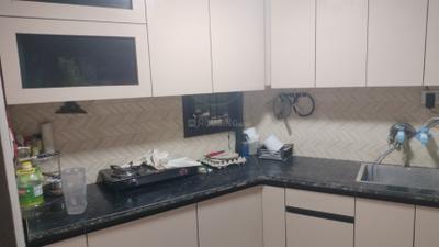 Kitchen Image of 550 Sq.ft 1.5 BHK Apartment / Flat for sale in Sector 62A Noida for Rs. 3800000