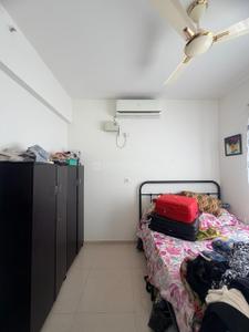 Bedroom Image of 1100 Sq.ft 2 BHK Apartment / Flat for rent in Doshi Risington 2, Karapakkam Chennai for Rs. 45000