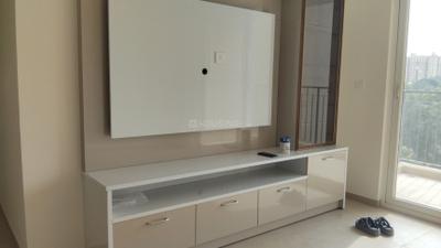 Living Room Image of 590 Sq.ft 1 BHK Apartment / Flat for rent in Bhartiya Nikoo Homes 4, Tirumanahalli Bengaluru for Rs. 35000