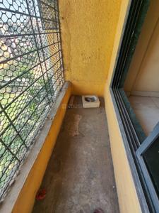 Balcony Image of 615 Sq.ft 1 BHK Apartment / Flat for sale in Airoli Navi Mumbai for Rs. 8900000