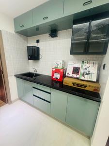 Kitchen Image of 500 Sq.ft 1 BHK Apartment / Flat for rent in Mahadevapura Bengaluru for Rs. 30000
