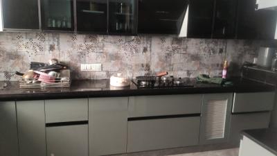 Kitchen Image of 1420 Sq.ft 3 BHK Builder Floor for rent in Kanishka Tower, Ashoka Enclave Faridabad for Rs. 32000