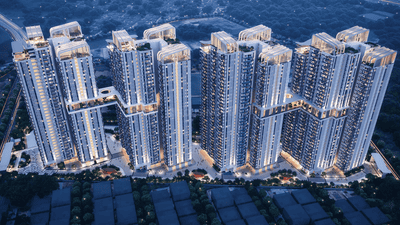 Image of 1660 Sq.ft 3 BHK Apartment / Flat for sale in Gopanapalli, Hyderabad for Rs. 12284000