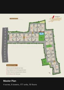 Image of 1196 Sq.ft 3 BHK Apartment / Flat for sale in Magnolia Signature, Rajarhat, Kolkata for Rs. 5600000