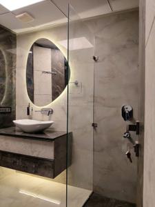 Bathroom Image of 1000 Sq.ft 2 BHK Builder Floor for rent in Sector 57 Gurgaon for Rs. 60000