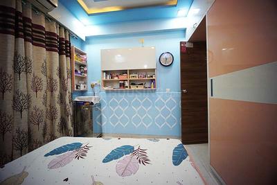 Bedroom Image of 1200 Sq.ft 2 BHK Apartment / Flat for sale in South Bopal Ahmedabad for Rs. 6900000