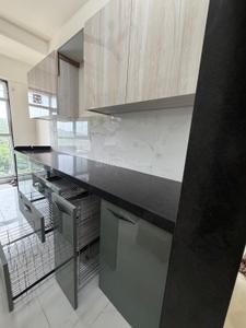 Kitchen Image of 950 Sq.ft 2 BHK Apartment / Flat for rent in MICL Aaradhya Parkwood, Mira Road East Mira Bhayandar for Rs. 40000