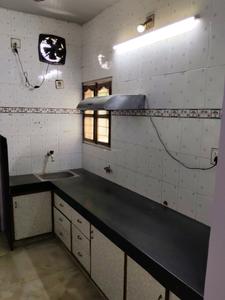 Kitchen Image of 1400 Sq.ft 3 BHK Villa for rent in Hari Om Bungalow, Chandkheda Ahmedabad for Rs. 24000