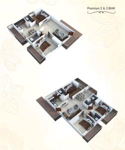Image of 1520 Sq.ft 3 BHK Apartment / Flat for sale in Singasandra, Bengaluru for Rs. 10184000
