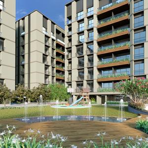 Image of 1380 Sq.ft 2 BHK Apartment / Flat for sale in Vesu, Surat for Rs. 6700000