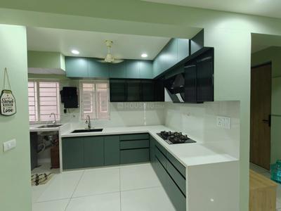 Kitchen Image of 2150 Sq.ft 4 BHK Apartment / Flat for rent in Pratham Bluets, New Alkapuri Vadodara for Rs. 60000