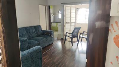 Living Room Image of 900 Sq.ft 2 BHK Apartment / Flat for rent in Spine Road Pune for Rs. 18000