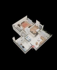 Image of 1394 Sq.ft 3 BHK Apartment / Flat for sale in Nivasa Ananya Phase I, Lohegaon, Pune for Rs. 10500000
