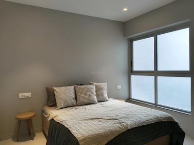 Bedroom Image of 1380 Sq.ft 3 BHK Apartment / Flat for rent in Omkar Veda Exclusive, Parel Mumbai for Rs. 180000