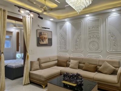 Living Room Image of 810 Sq.ft 3 BHK Apartment / Flat for sale in Hans Builders Floor, Dwarka Mor New Delhi for Rs. 5500000