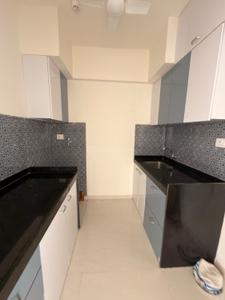 Kitchen Image of 580 Sq.ft 1 BHK Apartment / Flat for rent in Lodha Crown Kolshet, Kolshet Thane for Rs. 27000