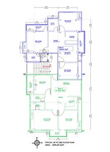 Image of 1375 Sq.ft 3 BHK Apartment / Flat for sale in G S Road, Guwahati for Rs. 8900000