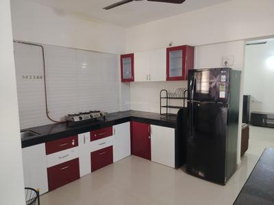 Kitchen Image of 1400 Sq.ft 3 BHK Apartment / Flat for rent in Sanskriti Culture Society, Wakad Pune for Rs. 35000