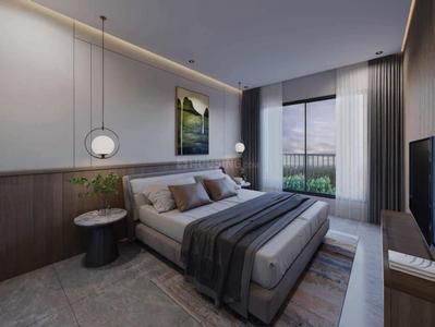 Bedroom Image of 921 Sq.ft 3 BHK Apartment / Flat for sale in Saanvi Nirman Solace, South Bopal Ahmedabad for Rs. 8300000