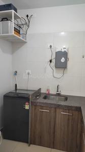 Kitchen Image of 350 Sq.ft 1 BHK Apartment / Flat for rent in Duville Riverdale Suites, Kharadi Pune for Rs. 33000