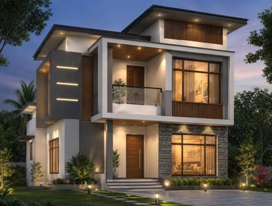 Image of 1300 Sq.ft 3 BHK Villa for sale in Moozhikkal, Kozhikode for Rs. 5900000